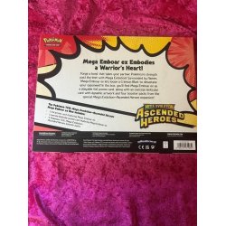 Pokemon Ascended Heroes Mega Emboar Ex Box   