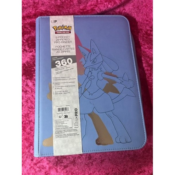 Pokemon Ultra Pro Lucario mappe til 360kort