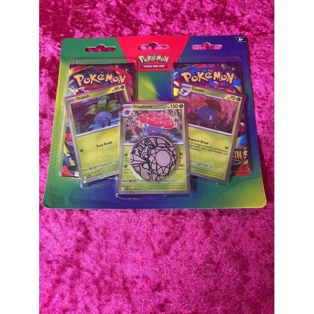 Pokemon Blister Oddish/Gloom/&Vileplume 