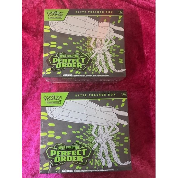 Pokemon Elite Trainer box Perfect Order 2stk FORUD BESTILLING
