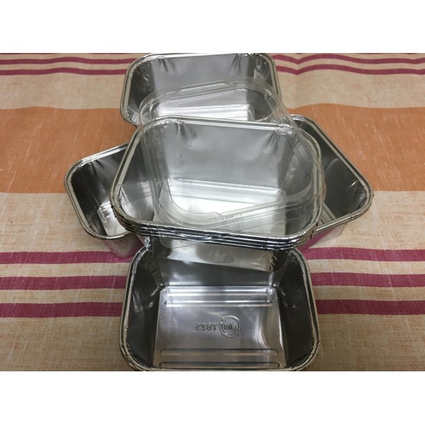 Alu bakker 250 gr m/lg 10 stk