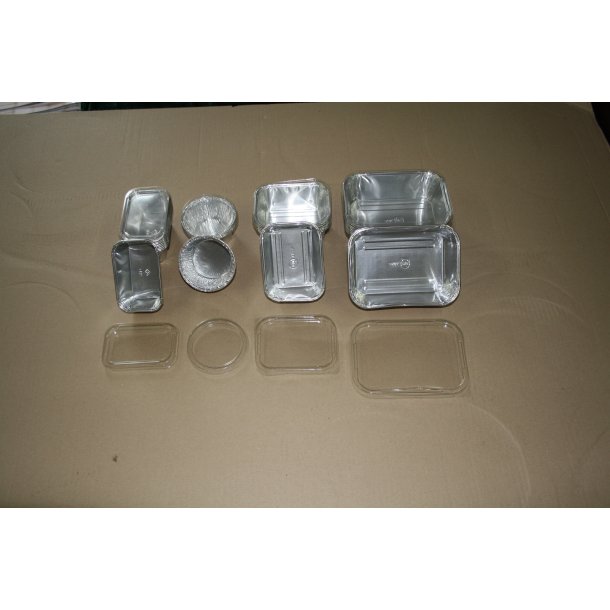 Alubakke 115 m/lg 10 stk (rund)