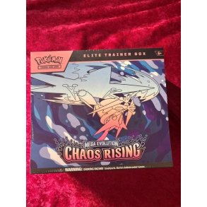 Pokemon Elite Trainer box Chaos Rising boks MAX 2STK. PR/HUSSTAND