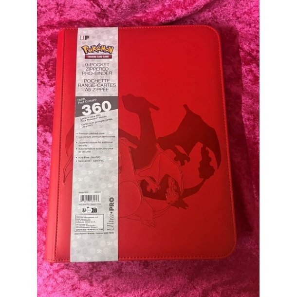 Pokemon Ultra Pro  Charizard mappe 360 kort