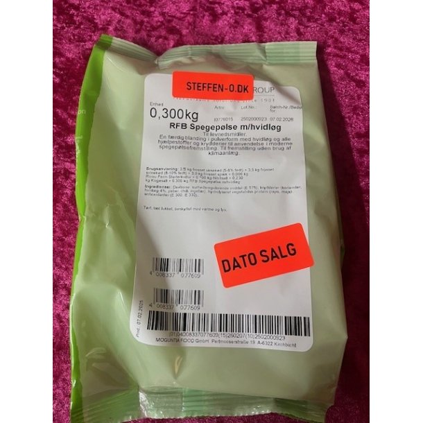 Rfb Spegep�lse M/Hvidl�g DATO VARER 7/2-2026