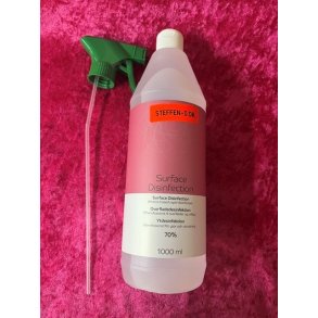 Desinfektion med Ethanol inc spray dysse.1,0Ltr