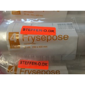 Fryseposer 4,0Ltr Ruller (60stk)
