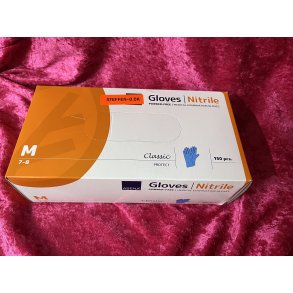 Nitril Hanske Bl Str.M 150stk