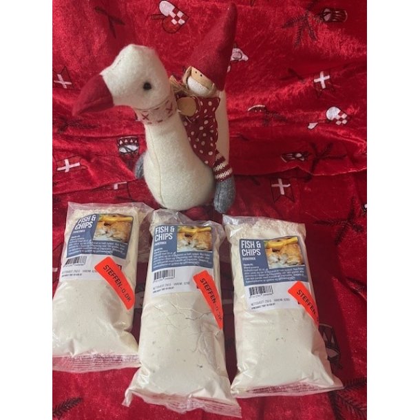 Juletilbud Fish and chips 3 poser