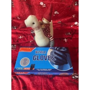 Juletilbud Sort Nitril Handsker Str S. 100stk