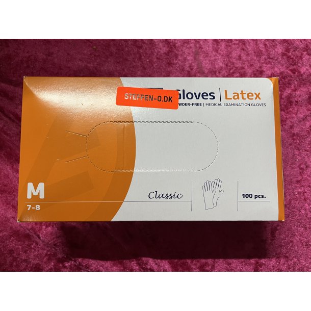 Latex Handske Pudder Fri Str.M