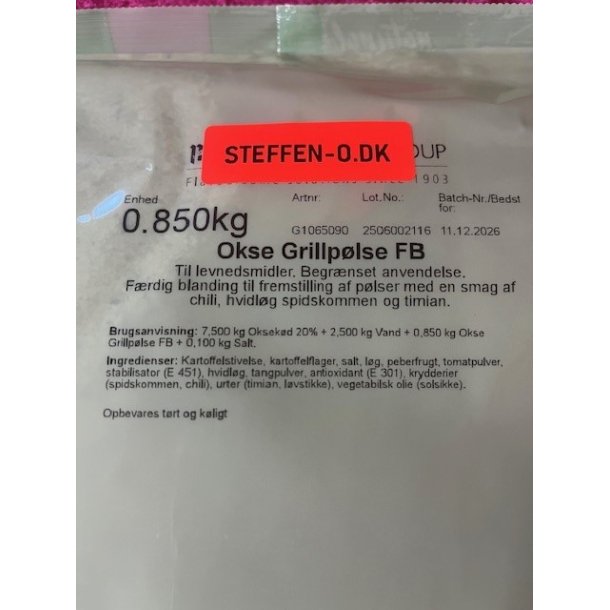 Okse Grillp�lse Moguntia