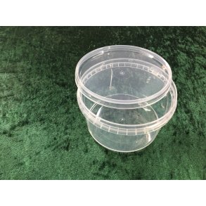 Plastbger 550ml med tt sluttet lg 10Stk