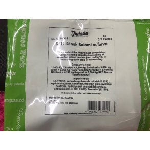 Rfb Dansk Salami Med Farve