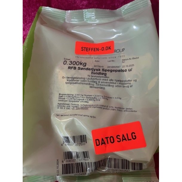 Rfb Spegeplse U/Hvidlg DATO VARER 22/10