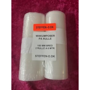 Vakuumpose p� rulle riflede 15,0cm Bred 12,0Mtr