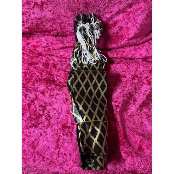 Spegep�lsetarm 58/40 Sort/Guld  25stk