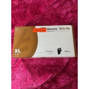 nitril Handske Sort Str XL 200stk
