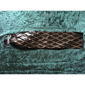 Spegeplse Tarm  Sort m/ guld Net Tryk 55/40