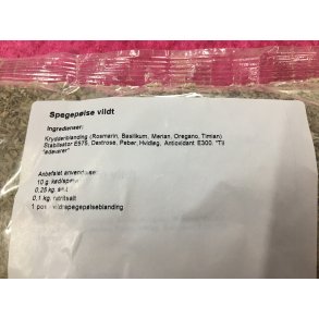 Spegeplse Vildt Bl. pose