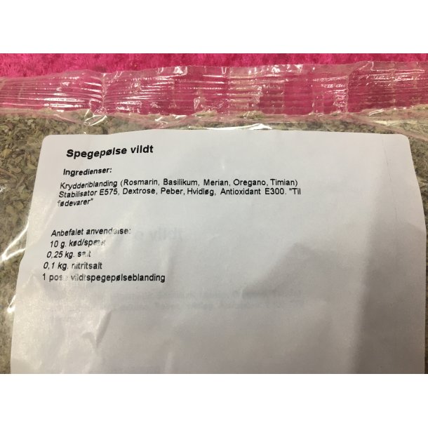 Spegeplse Vildt Bl. pose