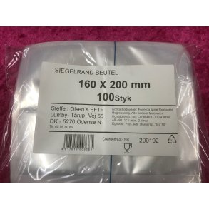 Vakuumposer Glatte  160/200   100stk