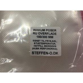 Vakuumpose 150/300 Riflede 100stk.