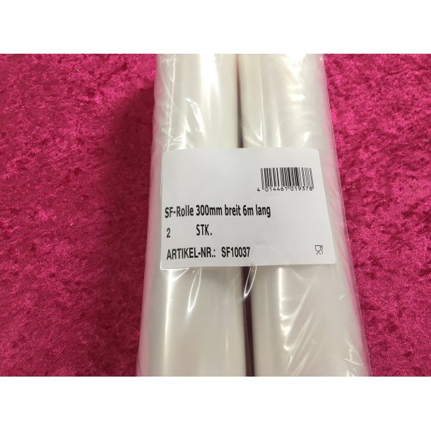 Vakuumpose p rulle riflede 30,0cm Bred 12,0Mtr